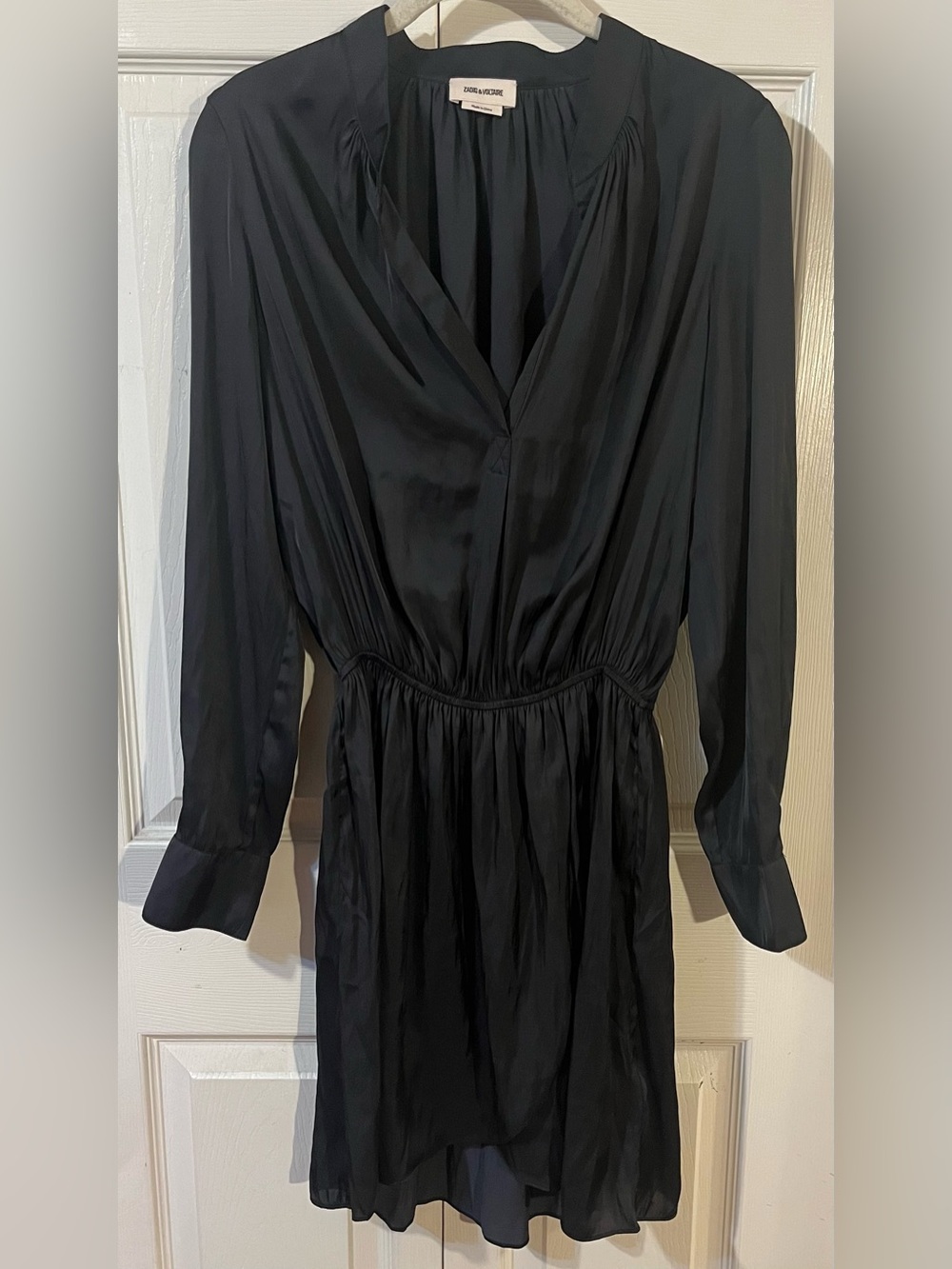 Zadig & Voltaire Rinka Satin Women’s Dress Mini Size Small EUC - Picture 4 of 13